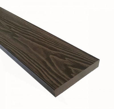 Террасная доска из ДПК Terrapol Смарт 3D Полнотелая без паза Венге Соренто