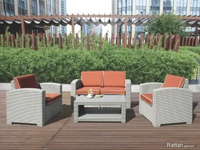 Уличные диваны и кресла коллекции Rattan Premium 4