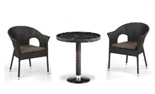 Комплект плетеной мебели AFINA из иск. ротанга T601/Y79A-W53 Brown 2Pcs купить в Архангельске