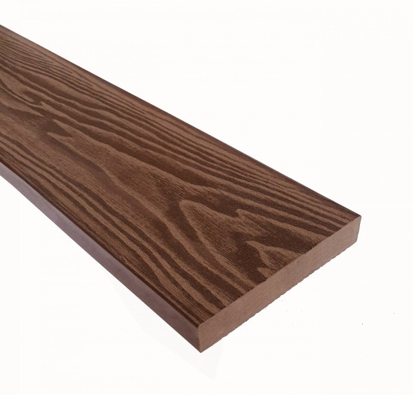 Террасная доска из ДПК Terrapol Смарт 3D Полнотелая без паза Орех Милано купить в Архангельске