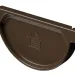 Заглушка желоба D125 Döcke STAL PREMIUM Каштан, (RAL 8017) купить в Архангельске
