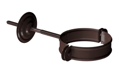 Хомут трубы D90 Döcke STAL PREMIUM Шоколад, (RAL 8019)