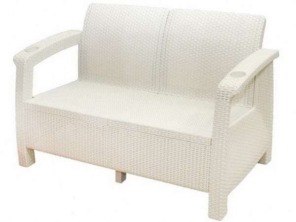 Двухместный диван Yalta Sofa Seаt белый купить в Архангельске