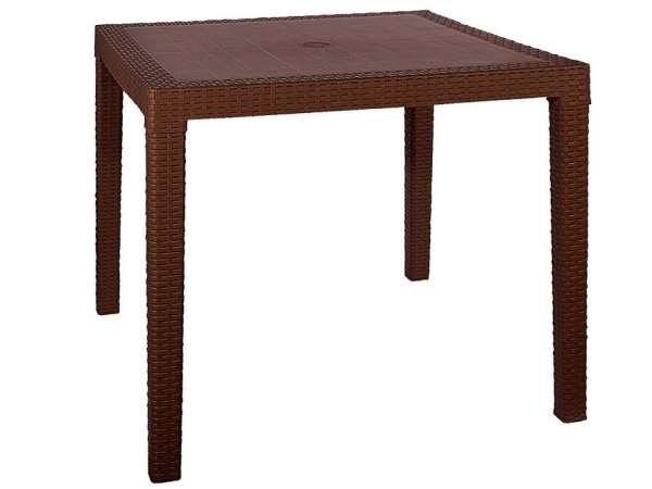 Стол квадратный FIJI Quatro Table Коричневый купить в Архангельске