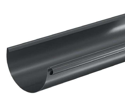 Водосток Aquasistem, система 125x90 - Водосточный желоб 3.00м RAL 7024 Тёмно-серый купить в Архангельске