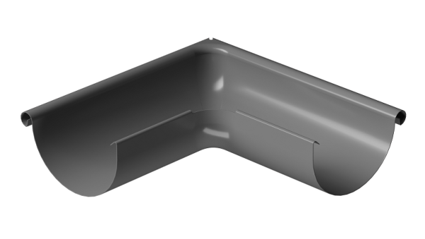 Угол внешний 90° D125 Döcke STAL PREMIUM Графит, (RAL 7024) купить в Архангельске