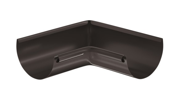 Водосток Aquasistem, система 125x90 - Угол желоба, внутренний 90° RR 32 Тёмно-Коричневый купить в Архангельске