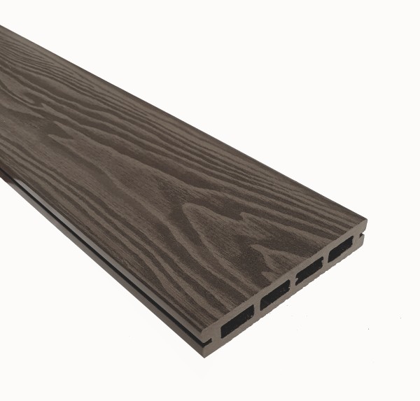 Террасная доска из ДПК Terrapol Смарт 3D Пустотелая с пазом Тик Киото купить в Архангельске