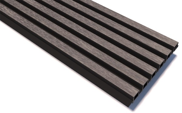 Реечные панели WOODVEX Lines Ultra Smoke gray купить в Архангельске