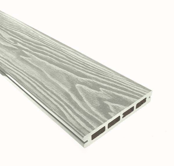 Террасная доска из ДПК Terrapol Смарт 3D Пустотелая с пазом Дуб беленый купить в Архангельске