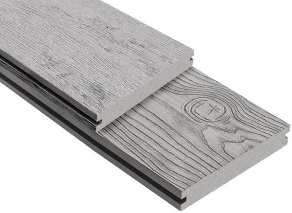Террасная доска ДПК Outdoor 3D полнотелая STORM/OCEAN GREY серая микс купить в Архангельске