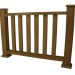 Ограждения из ДПК WOODVEX Кофе купить в Архангельске