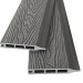 Заборная панель шип-паз EasyDecking Wood-Х 146х20 Серый купить в Архангельске