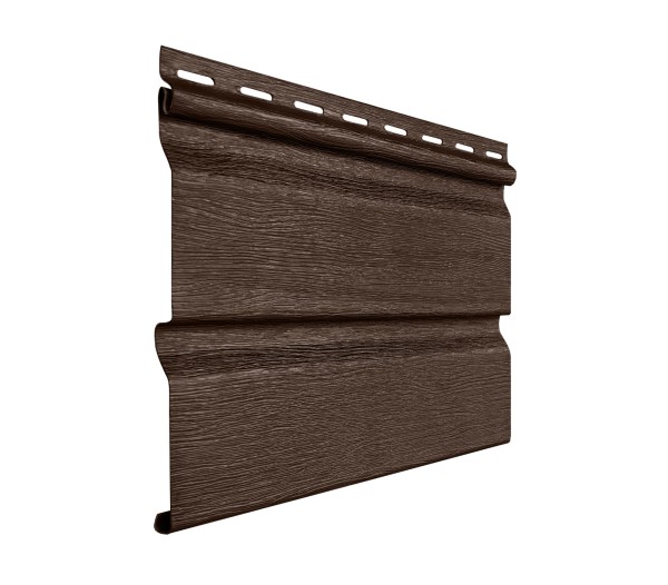 Виниловый сайдинг fineber (файнбер) - серия "стандарт", коричневый купить в Архангельске