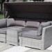 Диван-Трансформер AFINA плетеный из иск. ротанга AFM-320G Grey купить в Архангельске