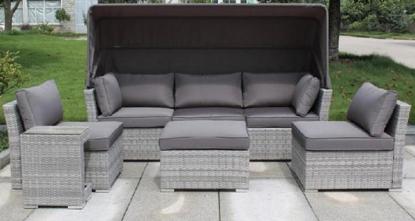 Диван-Трансформер AFINA плетеный из иск. ротанга AFM-320G Grey купить в Архангельске