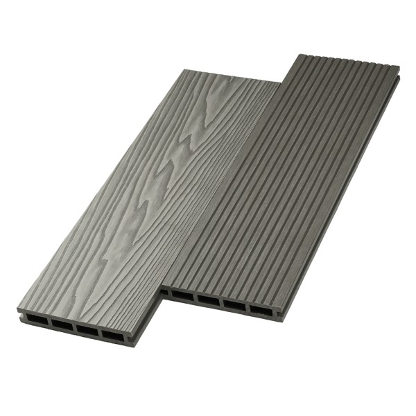 Террасная доска ДПК NanoWood двусторонняя New 3D тиснение + вельвет Серый купить в Архангельске