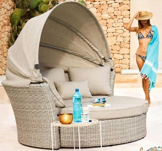 Диван-Трансформер AFINA плетеный из иск. ротанга AFM-325 Beige купить в Архангельске