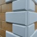 Угол Наружный к Фасадным Термопанелям Доломит Дагестанский Камень 400 мм Белый купить в Архангельске