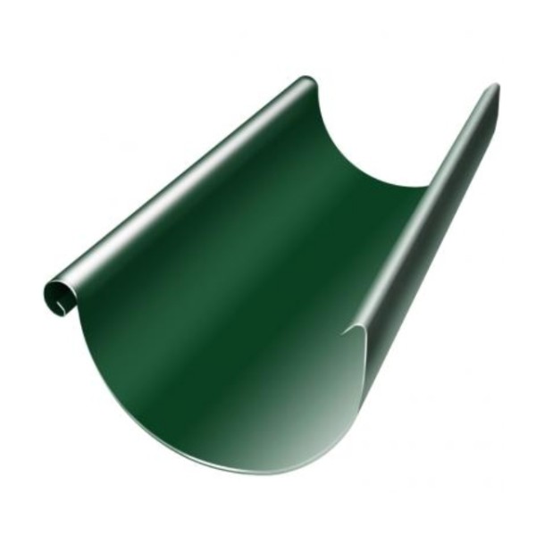 Водосток Grand Line 125x90 – Желоб 3м RAL 6005 купить в Архангельске