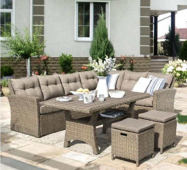 Комплект мебели AFINA плетеной из иск. ротанга AFM-307B Beige купить в Архангельске