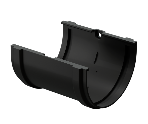 Соединитель желоба Docke Premium ПВХ - Карбон купить в Архангельске