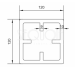 Столб SEQUOIA Evolution 3D WOOD BLACK купить в Архангельске