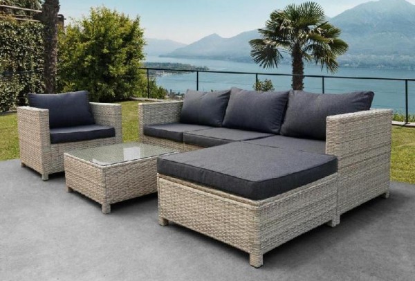Комплект мебели AFINA плетеной из иск. ротанга YR821G Grey/Grey купить в Архангельске