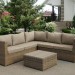 Комплект мебели AFINA плетеной из иск. ротанга YR825B Beige купить в Архангельске