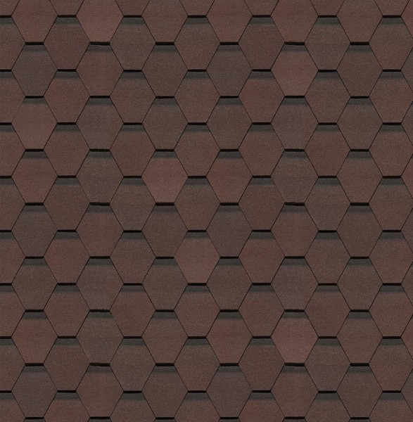 Гибкая черепица Docke, коллекция Шеффилд – Зрелый каштан купить в Архангельске