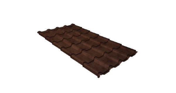 Металлочерепица камея 0,45 Safari Twincolor Brown купить в Архангельске