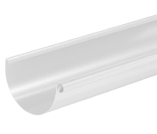 Водосток Aquasistem, система 125x90 - Водосточный желоб 3.00м RAL 9003 Белый купить в Архангельске
