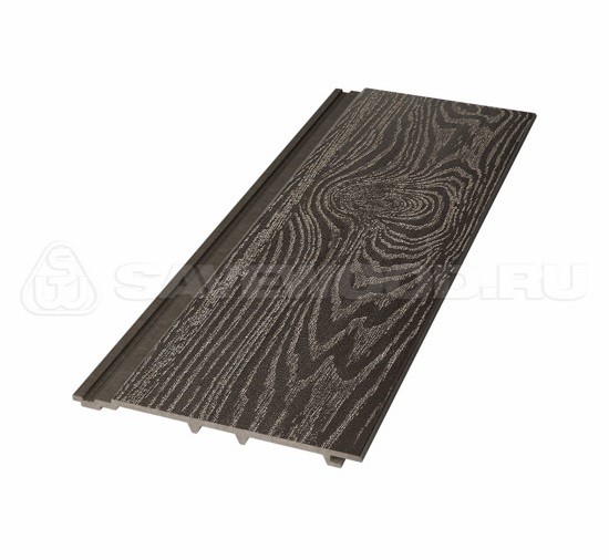 Сайдинг из дпк savewood sw-cedrus тангенциальный распил темно-коричневый купить в Архангельске