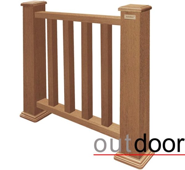Ограждение из ДПК Outdoor Классик 3D STORM дуб купить в Архангельске