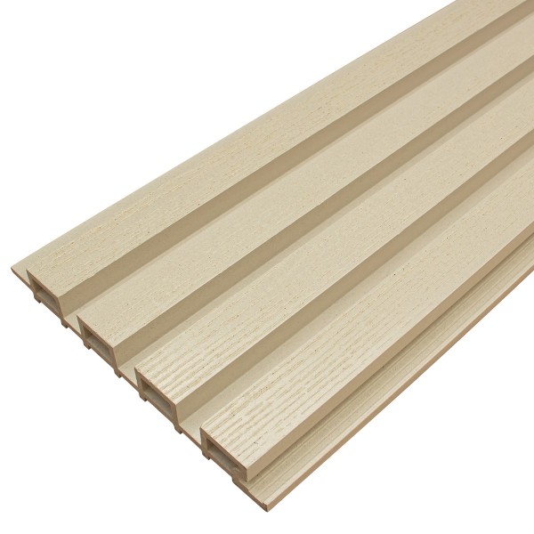Фасадная доска из ДПК Faynag Wood Рейка Слоновая кость купить в Архангельске
