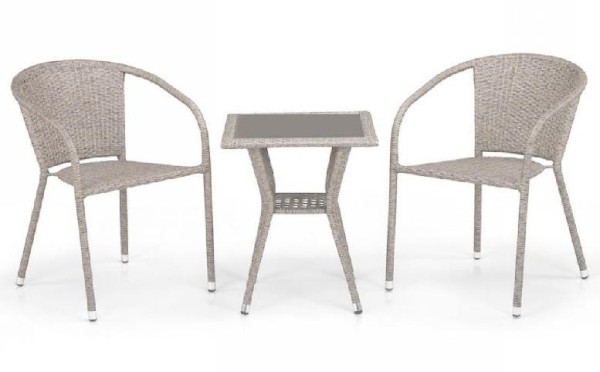 Комплект плетеной мебели AFINA из иск. ротанга T25C/Y137C-W85 Latte 2Pcs купить в Архангельске