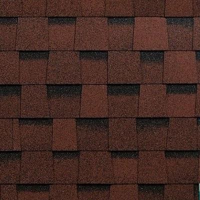 Двухслойная ламинированная черепица Shinglas, серия Фазенда – Красный купить в Архангельске