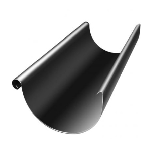 Водосток Grand Line 125x90 – Желоб 3м RAL 9005 купить в Архангельске