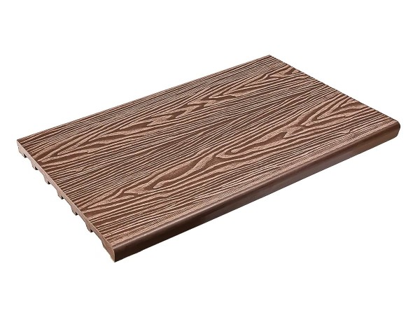 Ступень полнотелая из ДПК Deckart Step 3D Махагон купить в Архангельске