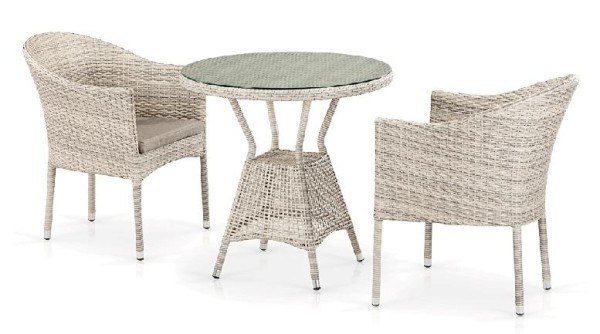 Комплект плетеной мебели AFINA из иск. ротанга T705ANT/Y350-W85 Latte 2Pcs купить в Архангельске