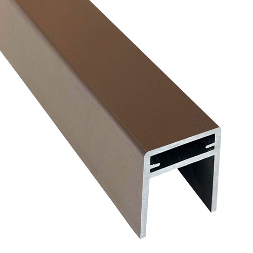 П-профиль Алюминиевый EasyDecking 35x25 Венге купить в Архангельске