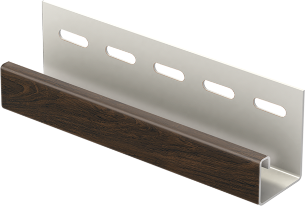 J-планка к Софиту PRO Тёмный орех купить в Архангельске