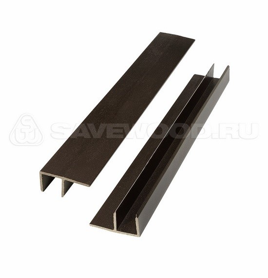 F-профиль ДПК Savewood – Тёмно-коричневый купить в Архангельске