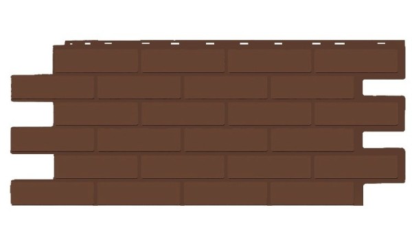 Фасадная панель T-Siding Кирпич Модерн Эко Браун купить в Архангельске