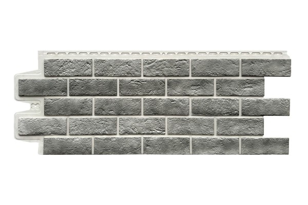 Фасадная панель Grand Line Состаренный кирпич Элит гранит, ШОВ белый купить в Архангельске