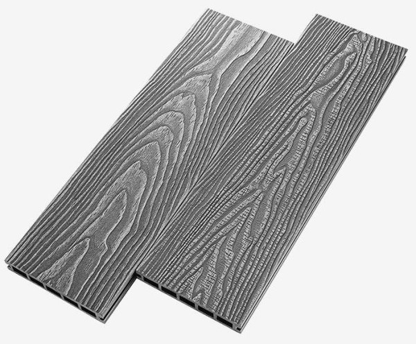 Террасная доска из ДПК RusDecking Unodeck Vintage - Серый купить в Архангельске