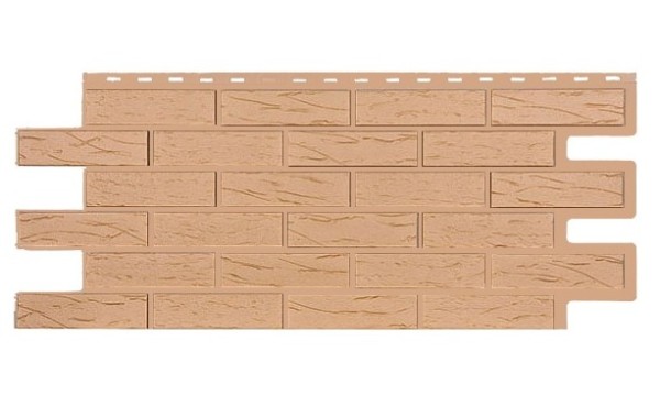 Фасадная панель T-Siding Кирпич Саман Эко Крем купить в Архангельске